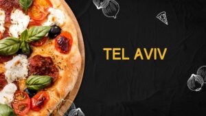 Red and Black Modern Paper Illustrative Pizza Restaurant Presentation